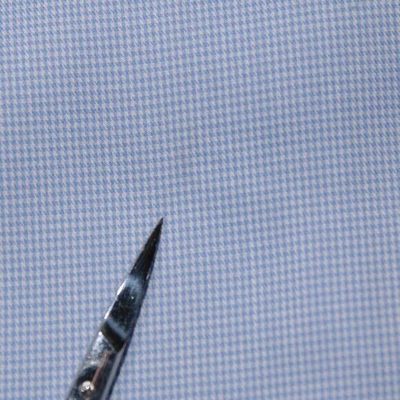 Eton NWD Dress Shirt Size 39 15.5 Contemporary Roughly Solid Blue 100% Cotton - Picture 12 of 12